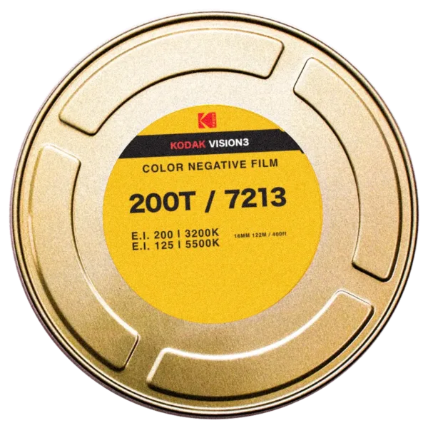 Kodak Vision3 200T Motion Picture FIlm 16mm, 35mm, Cinefilm