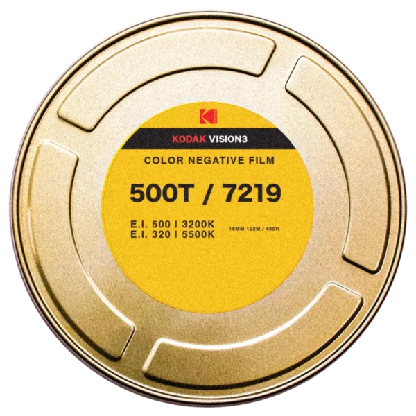 Kodak Vision3 500T Motion Picture FIlm 16mm, 35mm, Cinefilm